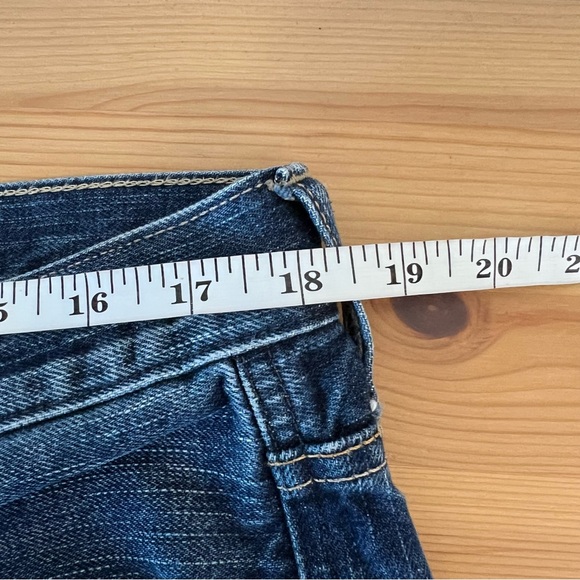 American Eagle Bootcut Jeans Dark Wash Distressed 36x32 36” Waist 32” Length - Picture 5 of 7